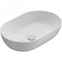 Раковина-чаша Globo T-Edge 60 B6O60.BI Белая — фото 1, Раковины накладные