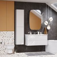 Товар: Тумба под раковину Aquaton Сохо 100 1A258201AJ010 подвесная Белая глянцевая - фото 6 Тумба под раковину Aquaton Сохо 100 1A258201AJ010 подвесная Белая глянцевая — фото 6, Мебель для ванной