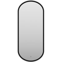 Зеркало Brevita Saturn 50 SAT-Dro1-050-black с подсветкой Черное матовое с сенсорным выключателем — фото 3, Мебель для ванной