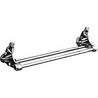 Полотенцедержатель Art&Max Juno AM-B-0718-T двойной Серебро — фото 1, Полотенцедержатели