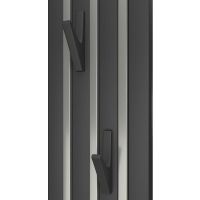 Электрический полотенцесушитель Point Пиано PN19722BC 150x1200 диммер слева Черный Хром — фото 4, Электрические полотенцесушители