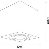 Потолочный светильник Artelamp Galopin A1461PL-1BK Черный — фото 4, Светильники