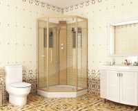 Товар: Душевая кабина Niagara Luxe NG-7799GBK 90x90 без гидромассажа - фото 2 Душевая кабина Niagara Luxe NG-7799GBK 90x90 без гидромассажа — фото 2, Душевые кабины