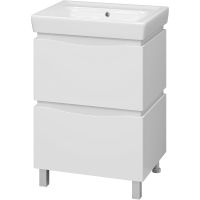 Тумба с раковиной Misty Венера 60 УТ000001778 Белая — фото 1, Тумбы с раковиной