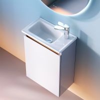 Тумба под раковину AM.PM X-Joy 45 M85AFHX0451WG подвесная Белый глянец — фото 9, Тумбы под раковину