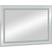 Зеркало Континент Торрес Люкс 700х500 ЗЛП1532 с подсветкой с механический выключателем — фото 4, Зеркала в ванную комнату