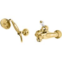 Смеситель для ванны Cezares Vintage VINTAGE-VDM-03/24-Sw Золото 24 карат — фото 1, Смеситель для ванны