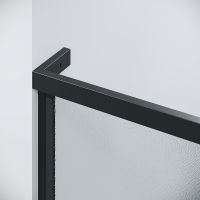 Душевой уголок Grossman Pragma 120х80 120.K33.03.1280.21.02 профиль Черный матовый стекло шиншилла — фото 9, Душевые уголки