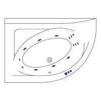 Товар: Акриловая ванна Excellent Aquarella 150x100 L WAEX.ARL15.SMART.CR с гидромассажем - фото 7 Акриловая ванна Excellent Aquarella 150x100 L WAEX.ARL15.SMART.CR с гидромассажем — фото 7, Ванны