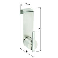 Крючок для полотенец Bemeta Neo stainless 104106153 Хром — фото 2, Крючки для полотенец