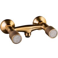 Смеситель для душа Boheme Royal Cristal 314-Royal/CRST Бронза — фото 1, Смесители