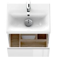 Товар: Тумба под раковину Cersanit Moduo Slim 50 64124 подвесная Белая - фото 6 Тумба под раковину Cersanit Moduo Slim 50 64124 подвесная Белая — фото 6, Мебель для ванной