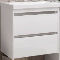 Тумба под раковину Opadiris Фреш 120 00-00002179 подвесная Белая глянцевая — фото 1, Мебель для ванной