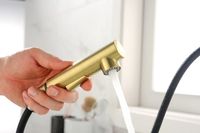 Смеситель для кухни Paulmark Neo Ne214419-SBG Светлое брашированное золото — фото 14, Смесители для кухни