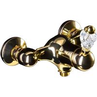 Смеситель для душа Boheme Crystal 284-CRST Золото — фото 1, Смесители