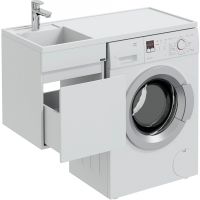 Товар: Тумба под раковину СанТа Марс 100 700320 подвесная Белая - фото 4 Тумба под раковину СанТа Марс 100 700320 подвесная Белая — фото 4, Тумбы под раковину