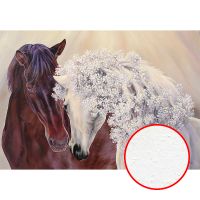 Фреска Ortograf Животные 8203 Фактура бархат FX Флизелин (2,3*1,6) Белый/Коричневый, Животные/Живопись — фото 1, Фрески