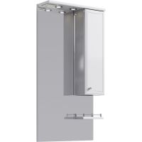 Зеркало со шкафом Aqwella Барселона 55 Ba.02.55 с подсветкой Белое — фото 1, Мебель для ванной