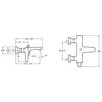 Смеситель для ванны Jacob Delafon Aleo+ E72319-CP Хром — фото 4, Смеситель для ванны
