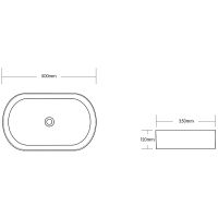 Раковина-чаша Ceruttispa 50 CR0055B MMW1 СТ9540 Белый матовый мрамор — фото 7, Раковины накладные