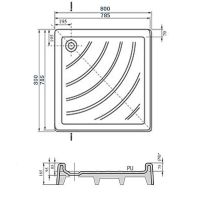 Товар: Акриловый поддон для душа Ravak Angela 80х80 PU A004401120 Белый - фото 2 Акриловый поддон для душа Ravak Angela 80х80 PU A004401120 Белый — фото 2, Акриловые душевые поддоны