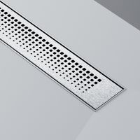 Душевой лоток AM.PM PrimeFlow 80 W02SC-P11-080-01SB с решеткой Хром матовый Cut Gradient — фото 11, Душевые лотки