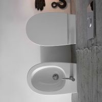 Товар: Биде Globo 4All MDS09.BI*1 подвесное Белое - фото 3 Биде Globo 4All MDS09.BI*1 подвесное Белое — фото 3, Биде