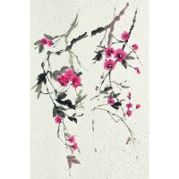 Панно Marburg Crush Motion 63447 Флизелин (1,4*2,7) Бежевый/Розовый, Цветы — фото 1, Обои для стен