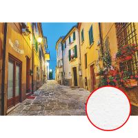 Фреска Ortograf Городской пейзаж 5116 Фактура бархат FX Флизелин (4*2,7) Оранжевый/Разноцветный, Город — фото 1, Фрески