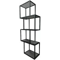 Полка 1MarKa Grunge Loft Chain У97508 Графит матовый — фото 1, Полки