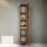 Шкаф пенал AM.PM Gem S 30 M91CSR0306OF Светлый дуб — фото 5, Пеналы для ванной комнаты