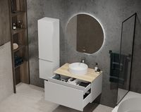 Товар: Тумба под раковину Jorno Cossety 80 Coss.01.80/P/W-DG/JR подвесная Белый - фото 5 Тумба под раковину Jorno Cossety 80 Coss.01.80/P/W-DG/JR подвесная Белый — фото 5, Тумбы под раковину