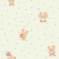 Обои детские Alessandro Allori Dolce Vita 2409-4 Винил на флизелине (1.06*10,05) Зеленый/Разноцветный, Мультимедия — фото 1, Обои для стен