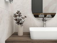 Керамогранит Laparet Forenza Bianco светло-серый сатинированный карвинг 60x120 см — фото 3, Керамогранит