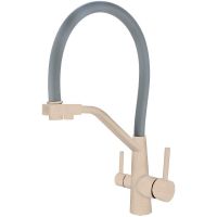 Смеситель для кухни Viko V-5816 Бежевый Серый — фото 1, Смесители для кухни