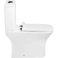 Унитаз компакт SantiLine SL-5023 с бачком и сиденьем Микролифт — фото 2, Напольные унитазы