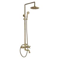 Душевая система ZorG Antic A 7002DS-BR Бронза — фото 1, Душевые стойки