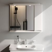 Зеркало со шкафом AM.PM Like 80 R M80MPR0801WG с подсветкой Белый — фото 2, Зеркальные шкафы в ванную