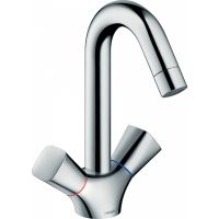 Смеситель для раковины Hansgrohe Logis 71222000 Хром — фото 1, Смесители для раковины