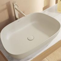 Раковина-чаша Vitra Outline Recycled 63 7993B066-0016 Матовый тауп — фото 2, Раковины накладные