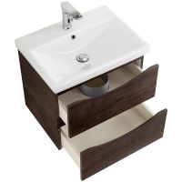 Тумба под раковину BelBagno Marino-Cer 60 MARINO-CER-600-2C-SO-RNG-P подвесная Rovere Nature Grigio — фото 6, Тумбы под раковину