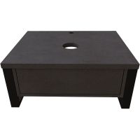 Тумба под раковину 1MarKa Grunge Loft 60П Ц0000001581 подвесная Бетон темно-серый — фото 3, Тумбы под раковину