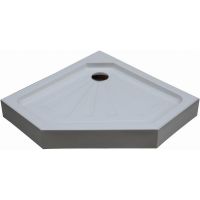 Душевой поддон из АБС-пластика Ceruttispa P101 100х100 с антискользящим покрытием — фото 2, Душевые поддоны АБС-пластик
