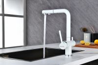 Смеситель для кухни Paulmark Serpentine Se213222-431 Белый матовый — фото 16, Смесители для кухни