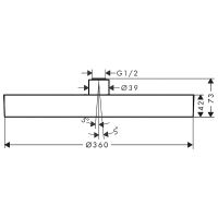 Товар: Верхний душ Hansgrohe Rainfinity 26231670 Черный матовый - фото 2 Верхний душ Hansgrohe Rainfinity 26231670 Черный матовый — фото 2, Душевое оборудование. Душевая программа