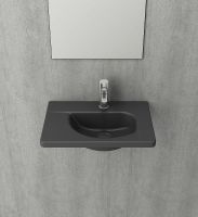 Товар: Раковина Bocchi Taormina Arch 45 1015-020-0126 Антрацит матовая - фото 3 Раковина Bocchi Taormina Arch 45 1015-020-0126 Антрацит матовая — фото 3, Раковины