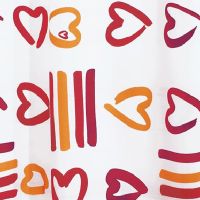 Штора для ванны Ridder Lovely 200х180 Красная — фото 1, Аксессуары для туалета