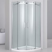 Душевой уголок Black&White Stellar Wind S201 90х90 2019090 профиль Серебристый хром стекло прозрачное — фото 1, Душевые уголки