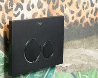 Товар: Клавиша смыва Boheme 662 Черная Хром - фото 2 Клавиша смыва Boheme 662 Черная Хром — фото 2, Комплектующие для душевого оборудования