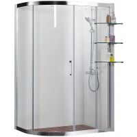 Душевой уголок Azario Victoria 120х90 AZ-NNQ2131-1-L профиль Серебро стекло прозрачное — фото 1, Душевые уголки